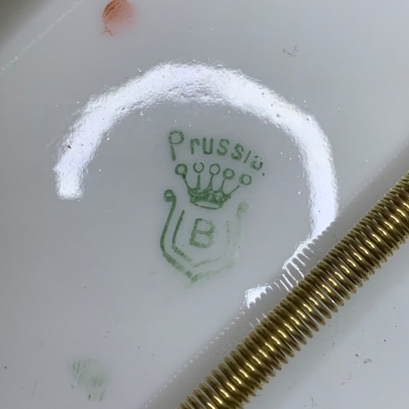 6 1/2” plate made in Prussia - Picture 9 of 9